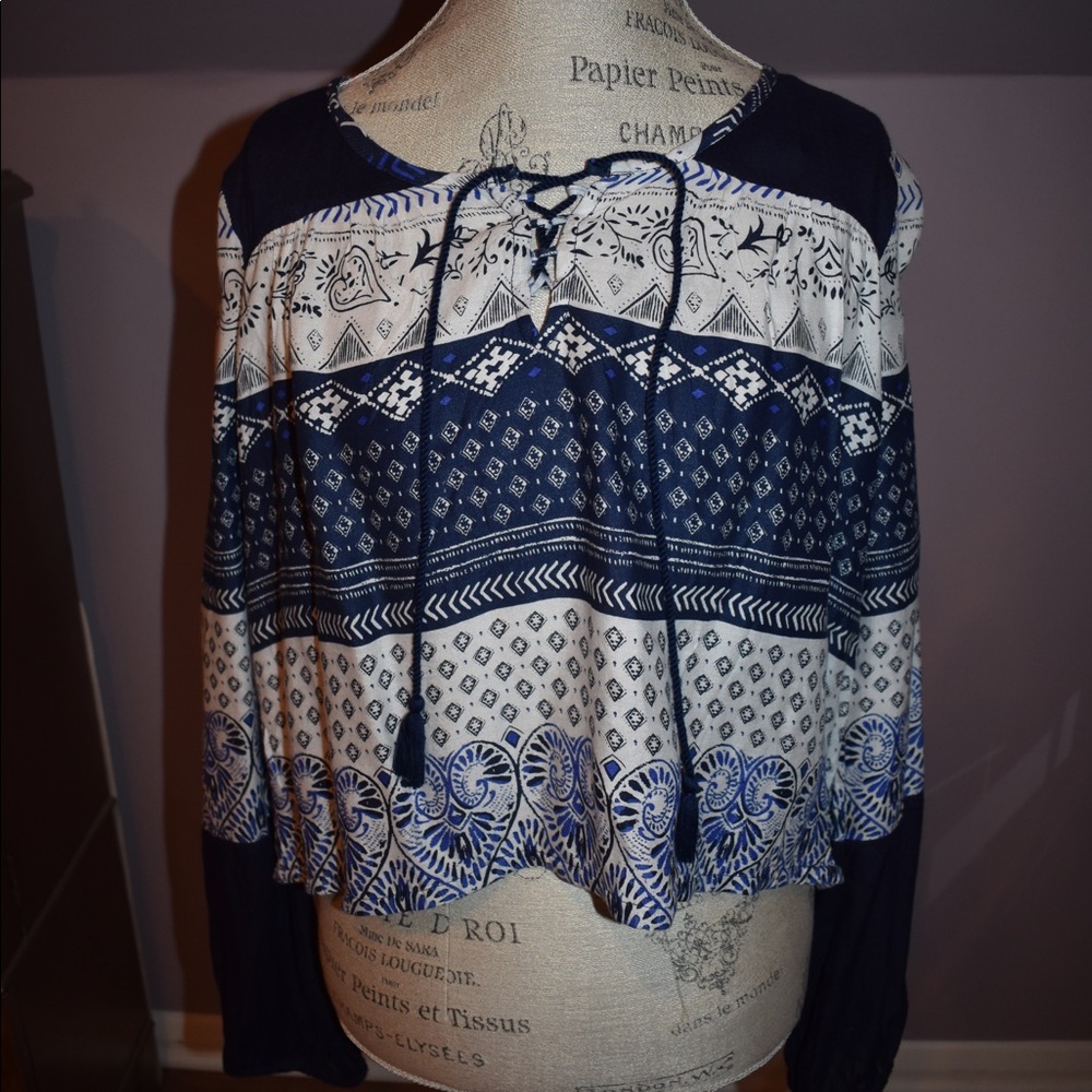 Patterned blouse